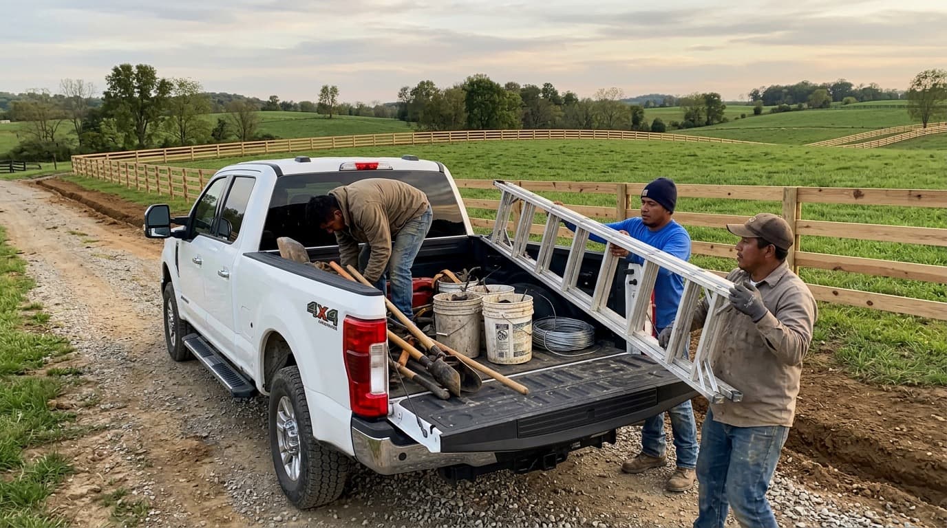 Final site cleanup and closeout walk-through with the client