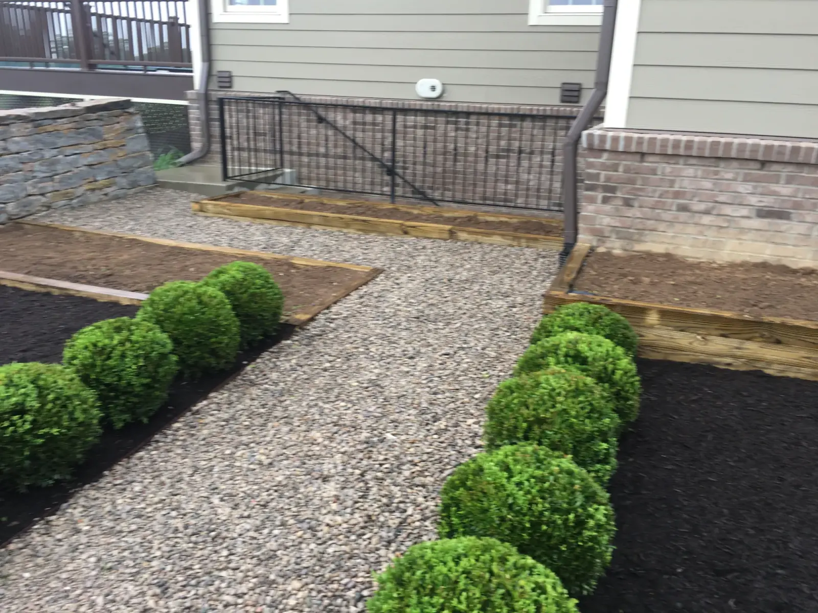 Formal Boxwood Walkway Layout gallery image 2