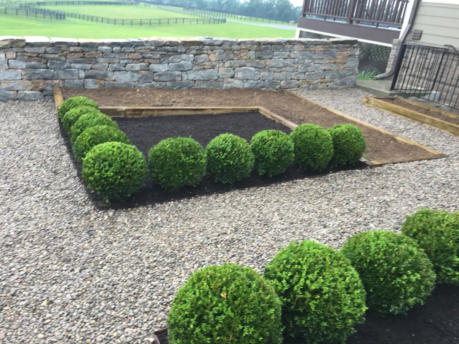 Formal Boxwood Walkway Layout gallery image 3