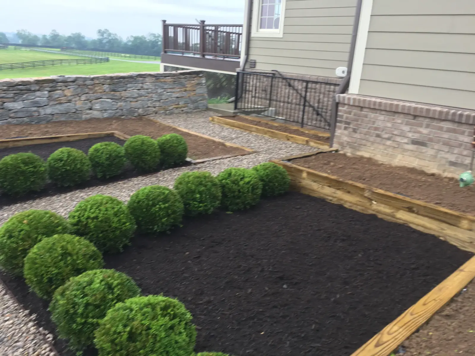 Formal Boxwood Walkway Layout gallery image 6