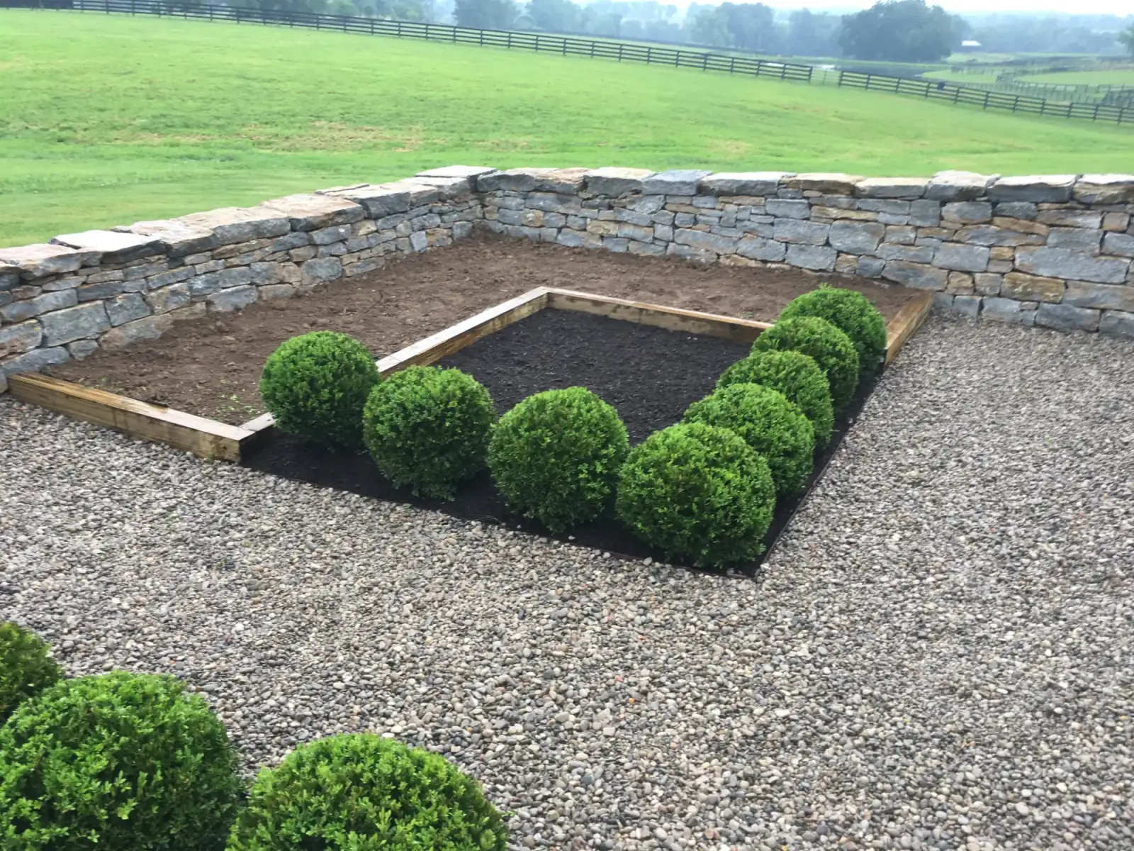 Formal Boxwood Walkway Layout gallery image 7