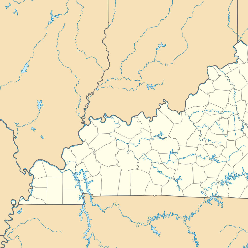 Kentucky map with Central Kentucky service area context
